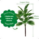 Ver imagem 2 de Kit 2 Coqueiro Anão Artificial Palmeira sem Vaso Decoração
