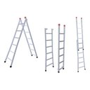 Ver imagem 1 de Escada Extensiva 3 em 1 Aço 8x14 Degraus 4,10m 120kg Nv210p