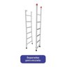 Escada Extensiva 3 em 1 Aço 8x14 Degraus 4,10m 120kg Nv210p - 3