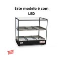 Ver imagem 5 de Estufa Vitrine Quadrada Dupla Led 6 Bandejas Evr Titã 110v