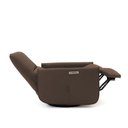 Ver imagem 6 de Poltrona do Papai Sala de Estar Reclinável Palace Usb e Usb-c Gira Balança Couro Marrom G40 - Gran B