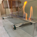 Ver mais imagens de Lareira Portátil de Mesa Inox Completa A Álcool ou Etanol
