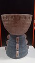 Ver imagem 3 de Cachepô Resina 44x34x34cm Cinza Vaso Decorativo Enfeite Casa Planta