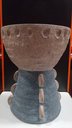 Ver imagem 4 de Cachepô Resina 44x34x34cm Cinza Vaso Decorativo Enfeite Casa Planta