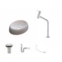 Ver imagem 2 de Kit Cuba Ov39 C/torneira Link 1062 Metal e Válvula 1 Polegada e Sifão Pvc e Flexível Compace