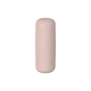 Porta Escova Pasta Dente Creme Dental Tampa Banheiro Pia Ou:Rosa