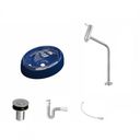 Ver imagem 2 de Kit Cuba Ov39 C/torneira Link 1062 Metal e Válvula Click 1 Polegada B e Sifão Pvc e Flexível Compace