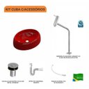 Ver imagem 3 de Kit Cuba Ov39 C/torneira Link 1062 Metal e Válvula Click 1 Polegada B e Sifão Pvc e Flexível Compace