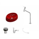 Ver imagem 2 de Kit Cuba Ov39 C/torneira Link 1062 Metal e Válvula Click 1 Polegada B e Sifão Pvc e Flexível Compace