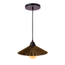 Ver imagem 2 de Luminária Teto Lustre Pendente Balcão Cozinha Sala MDF Cabo:Chocolate