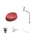 Ver imagem 2 de Kit Cuba Ov39 C/torneira Link 1062 Metal e Válvula Click 1 Polegada G e Sifão Pvc e Flexível Compace