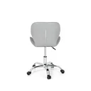 Ver imagem 4 de Cadeira Office Eiffel Slim Base Giratória Cinza - Cromada