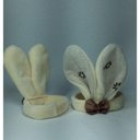 Ver imagem 2 de Conjunto 2 Peças Porta Guardanapo Tiara de Coelho 8x5x5cm
