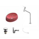 Ver imagem 2 de Kit Cuba Ov39 C/torneira Link 1062 Metal e Válvula Click 1 Polegada G e Sifão Cromado e Flexível com