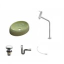 Ver imagem 2 de Kit Cuba Ov39 C/torneira Link 1062 Metal e Válvula Click 1 Polegada G e Sifão Cromado e Flexível com