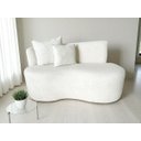 Ver imagem 3 de Namoradeira Yara 120cm em Bouclé com 2 Almofadas ? Conforto, Estilo e Elegância para Decorar Seu Amb