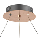 Ver imagem 1 de Pendente Candel Dourado e Branco (d)62cm (a)10.5cm 18x2w 3000k 2880lm - Jj001