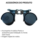 Ver imagem 7 de Mesa Organizadora de Brinquedos Infantil 120cm 2 Baús 100% Mdf Plancasa:preto