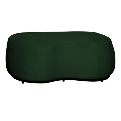 Puff Decorativo Orgânico 2 Lugares Beatriz Veludo - Estopar Veludo Verde