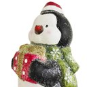 Ver imagem 5 de Escultura Pinguim Natalino em Pé Decorativo em Resina 14cm