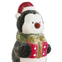 Ver imagem 6 de Escultura Pinguim Natalino em Pé Decorativo em Resina 14cm