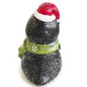 Ver imagem 3 de Escultura Pinguim Natalino em Pé Decorativo em Resina 14cm