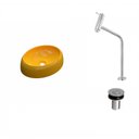 Ver imagem 2 de Kit Cuba Ov39 com Torneira Link 1062 Metal e Válvula Click 1 Polegada B Compace