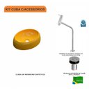 Ver imagem 3 de Kit Cuba Ov39 com Torneira Link 1062 Metal e Válvula Click 1 Polegada B Compace