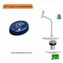Ver imagem 3 de Kit Cuba Ov39 com Torneira Link 1062 Metal e Válvula Click 1 Polegada B Compace