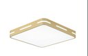 Ver imagem 1 de Plafon de Sobrepor Quadrado Dourado 40cm Led 30w 3 em 1 Bivolt Paris Luz