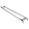 Puxador Inox para Porta Pivotante Madeira Vidro 70 Cm - 10