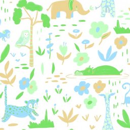 PAPEL DE PAREDE BOBINEX SONHOS - ANIMAIS - 2