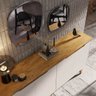 Buffet Decorativo Flow de 4 Portas - Ej Móveis - Off White e Freijó - 3