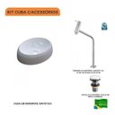 Ver imagem 3 de Kit Cuba Ov39 com Torneira Link 1062 Metal e Válvula Click 1 Polegada G Compace