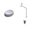Ver imagem 2 de Kit Cuba Ov39 com Torneira Link 1062 Metal e Válvula Click 1 Polegada G Compace