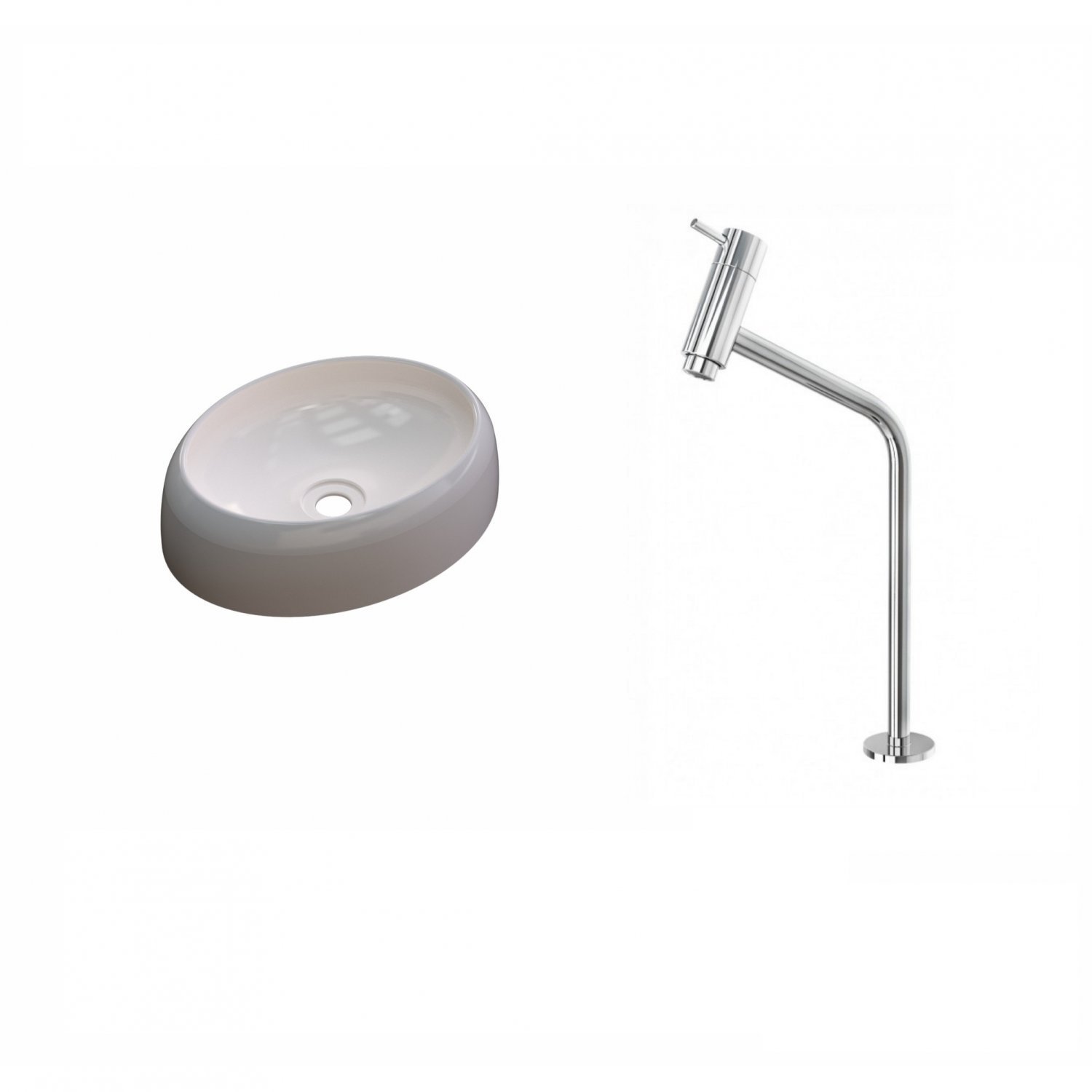 Kit Cuba Ov39 C/torneira Link 1062 Metal 1/4 Volta Compace - 2