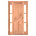 Ver imagem 1 de Kit Porta de Madeira Maciça PE22 Batente Duplo Cedro Arana Esel 213AX146L Lado Esquerdo