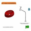 Ver imagem 3 de Kit Cuba Ov39 C/torneira Link 1062 Metal 1/4 Volta Compace