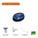 Ver imagem 3 de Kit Cuba Ov39 C/válvula 1 Polegada e Sifão Pvc e Flexível Compace