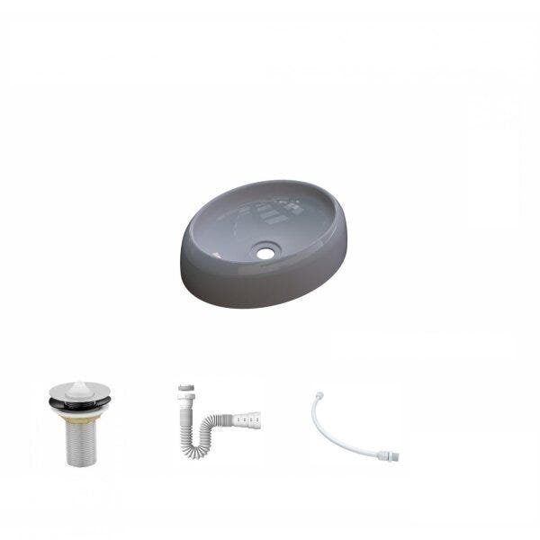 Kit Cuba OV39 C/Válvula 1 Polegada e Sifão Pvc e Flexível Compace - 2