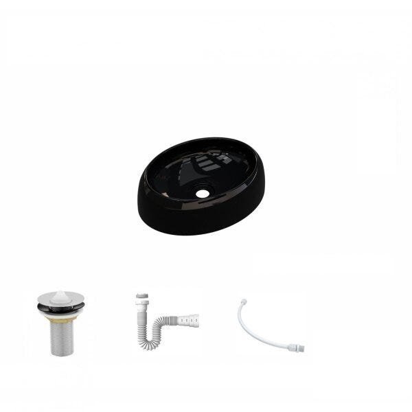 Kit Cuba OV39 C/Válvula 1 Polegada e Sifão Pvc e Flexível Compace - 2