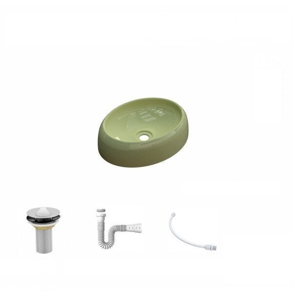 Kit Cuba OV39 C/Válvula 1 Polegada e Sifão Pvc e Flexível Compace - 2