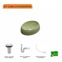 Ver imagem 3 de Kit Cuba Ov39 C/válvula 1 Polegada e Sifão Pvc e Flexível Compace