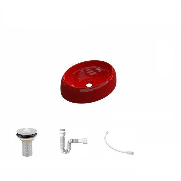 Kit Cuba OV39 C/Válvula 1 Polegada e Sifão Pvc e Flexível Compace - 2