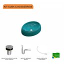 Ver imagem 3 de Kit Cuba Ov39 C/válvula Click 1 Polegada B e Sifão Pvc e Flexível Compace