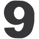 Ver imagem 1 de Número Residencial de Alumínio Composto Preto - Pinceis Atlas Número Residencial de Alumínio Compost