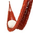 Ver imagem 1 de Rede de Dormir Descanso Corda Trançada Algodão Terracota