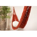 Ver imagem 2 de Rede de Dormir Descanso Corda Trançada Algodão Terracota