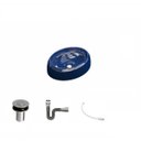 Ver imagem 2 de Kit Cuba Ov39 C/válvula Click 1 Polegada B e Sifão Cromado e Flexível Compace