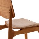 Ver imagem 7 de Conjunto Mesa Noronha com Vidro e 8 Cadeiras Malta Moderna Linho Palha Off White Imbuia